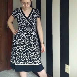 Animal print dress